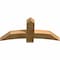 Ekena Millwork Bellingham Rough Sawn Timber Gable Bracket, Western Red Cedar, 48"W x 22"H x 4"D x 6"F, 11/12 Pitch GBW048X22X0406BEL00RWR - alternate 4